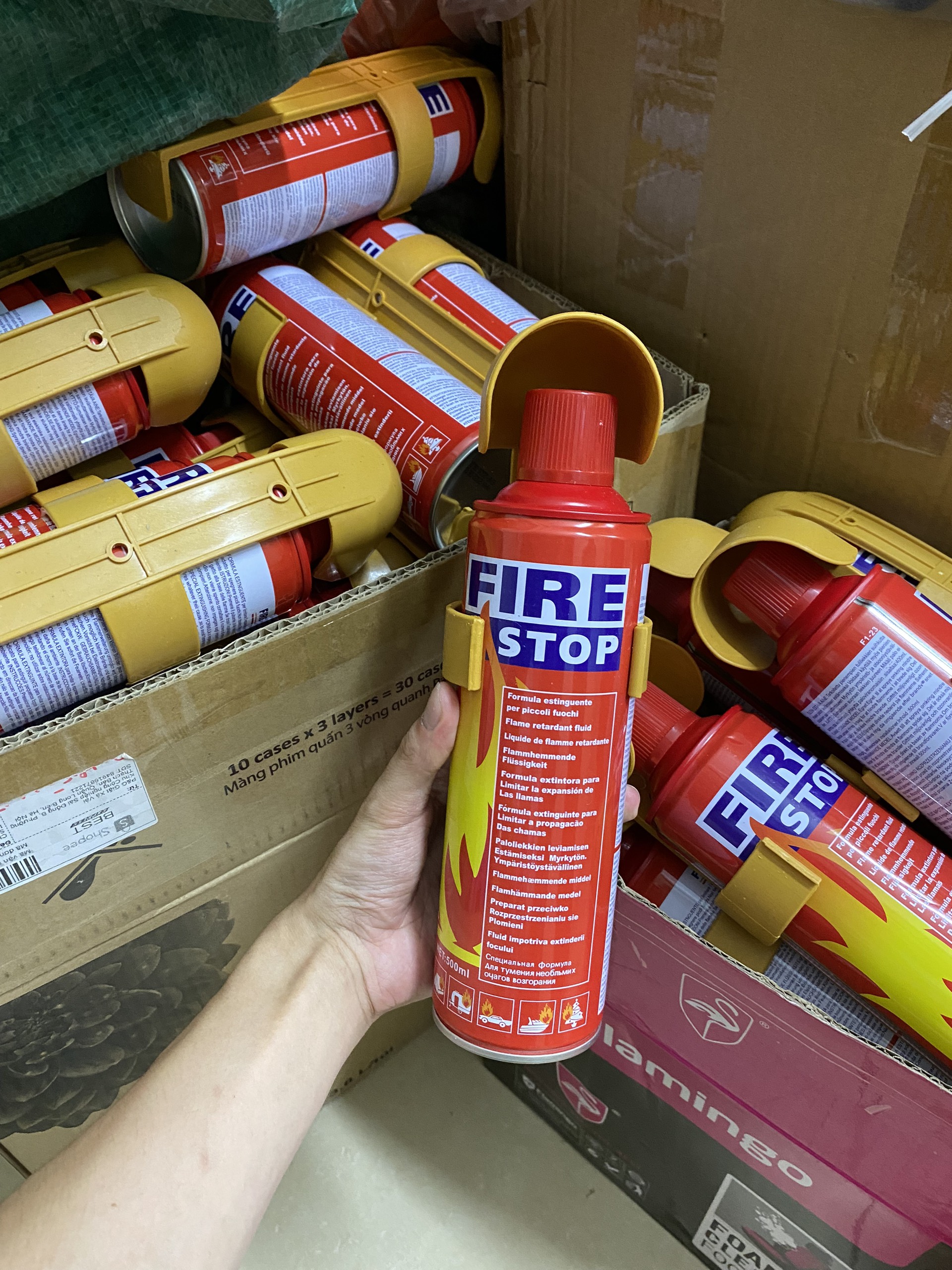 Bình cứu hoả mini 500ml