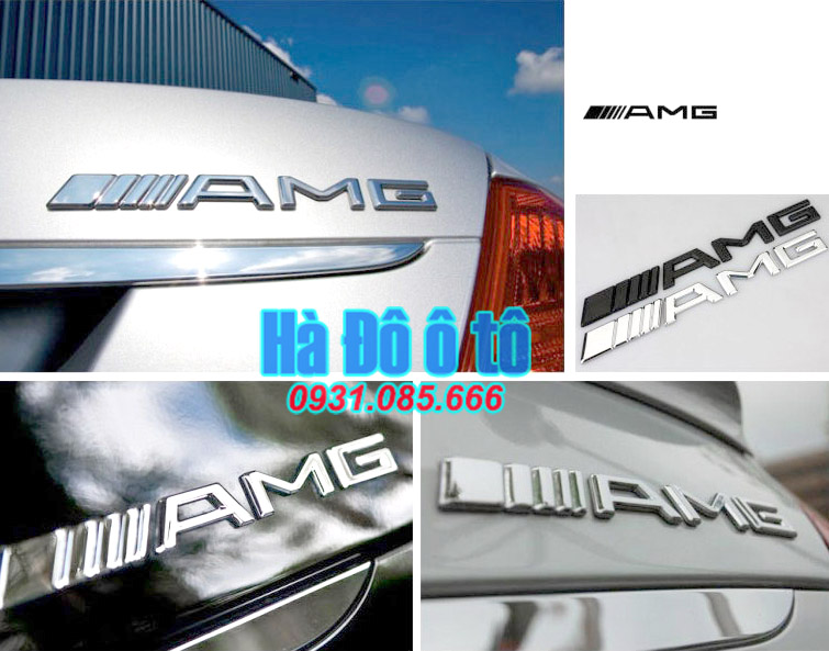 Chữ Nổi AMG - Tem Chữ AMG Chuẩn Hãng Mercedes