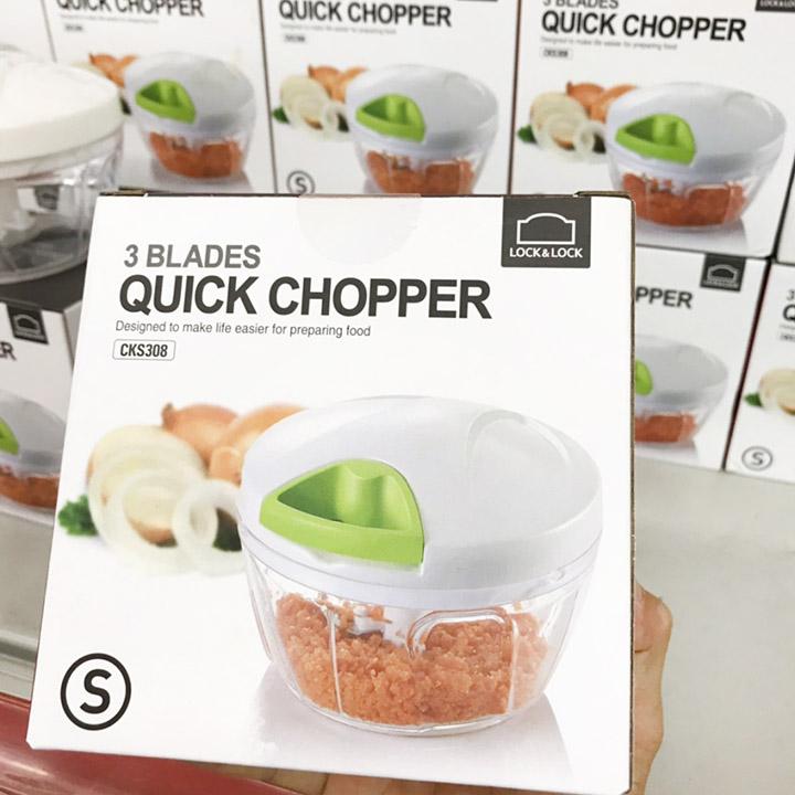 [HCM]Dụng cụ băm rau củ quả Lock&Lock Quick Chopper CKS302
