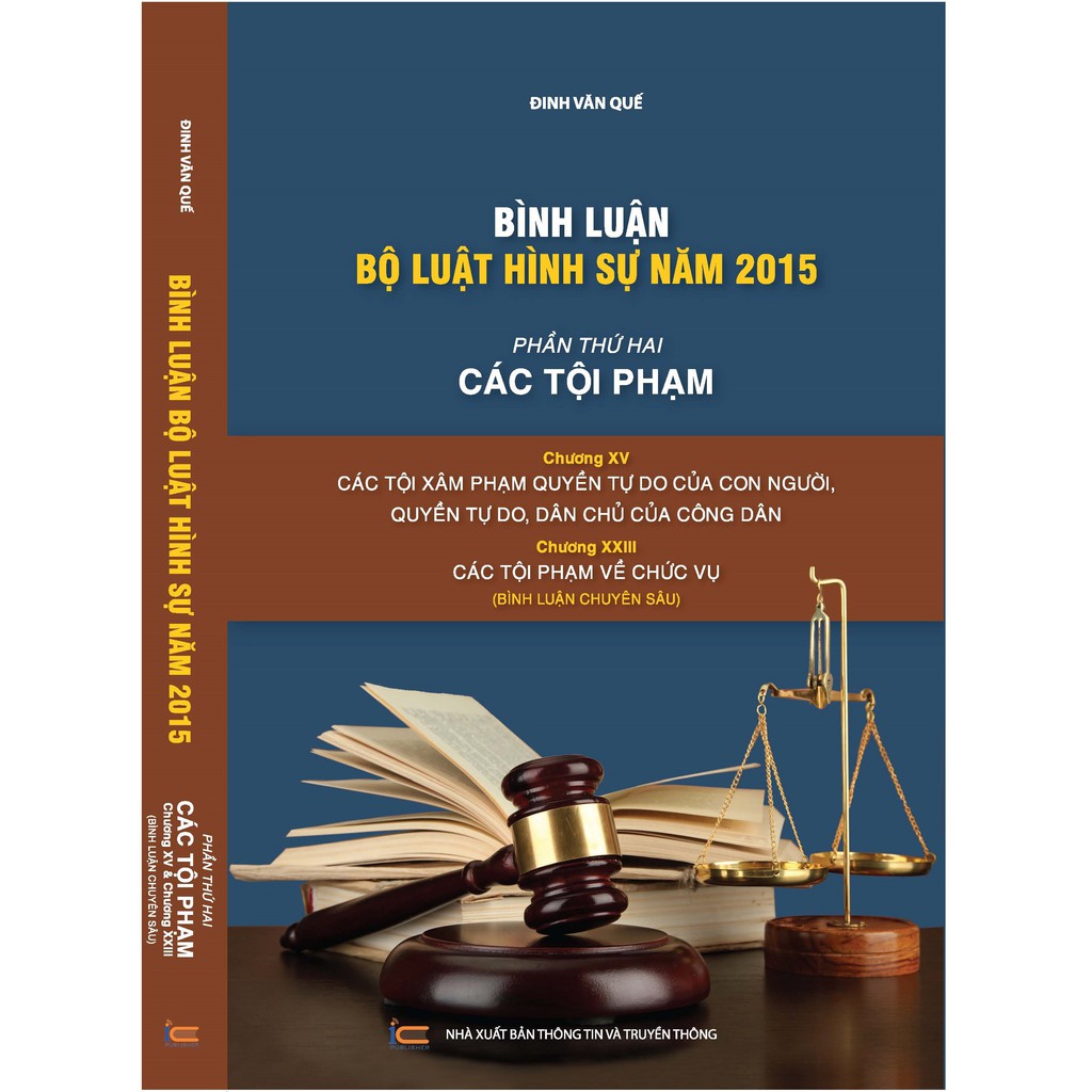 Sách Combo  4 Cuốn Bình Luận Khoa Học Bộ Luật Hình Sự (Tác Giả Đinh Văn Quế)