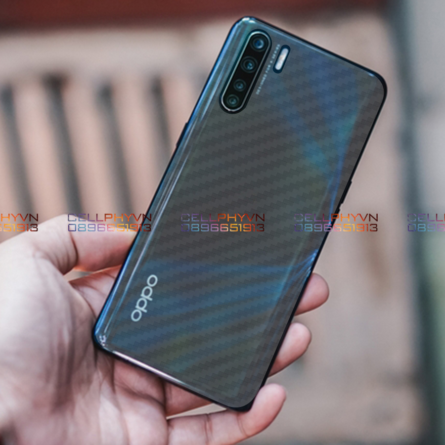 Miếng dán lưng cacbon Dành Cho Oppo A91