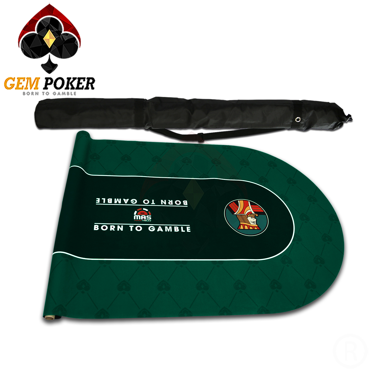 THẢM OVAL POKER GEM KING® CAO CẤP