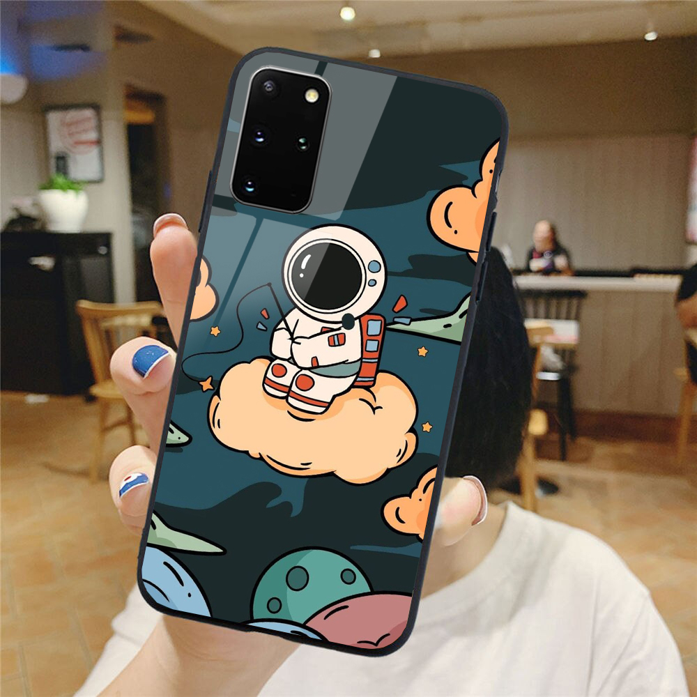 Ốp Lưng SAMSUNG S20, S20 PLUS/ S20+, S20 FE mặt kính cao cấp phi hành gia