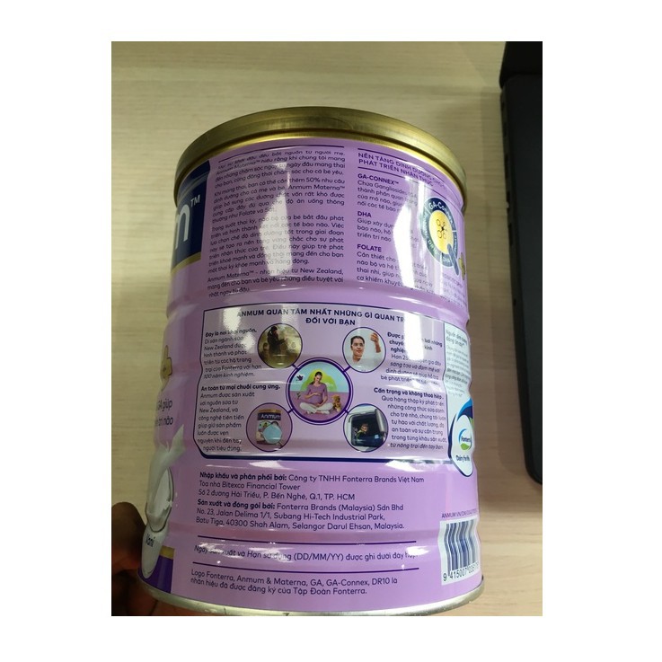 Sữa Bột Anmum Materna Hương Chocolate 800g
