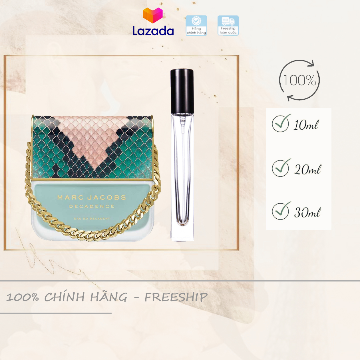 [Chiết 10-20-30ml] Marc Jacobs Decadence Eau So Decadent