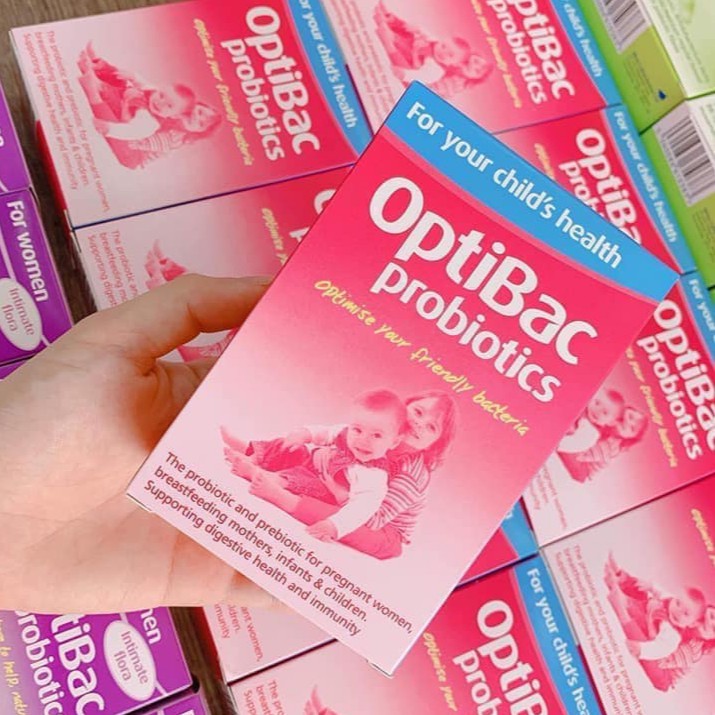 Men Vi Sinh Optibac Hồng