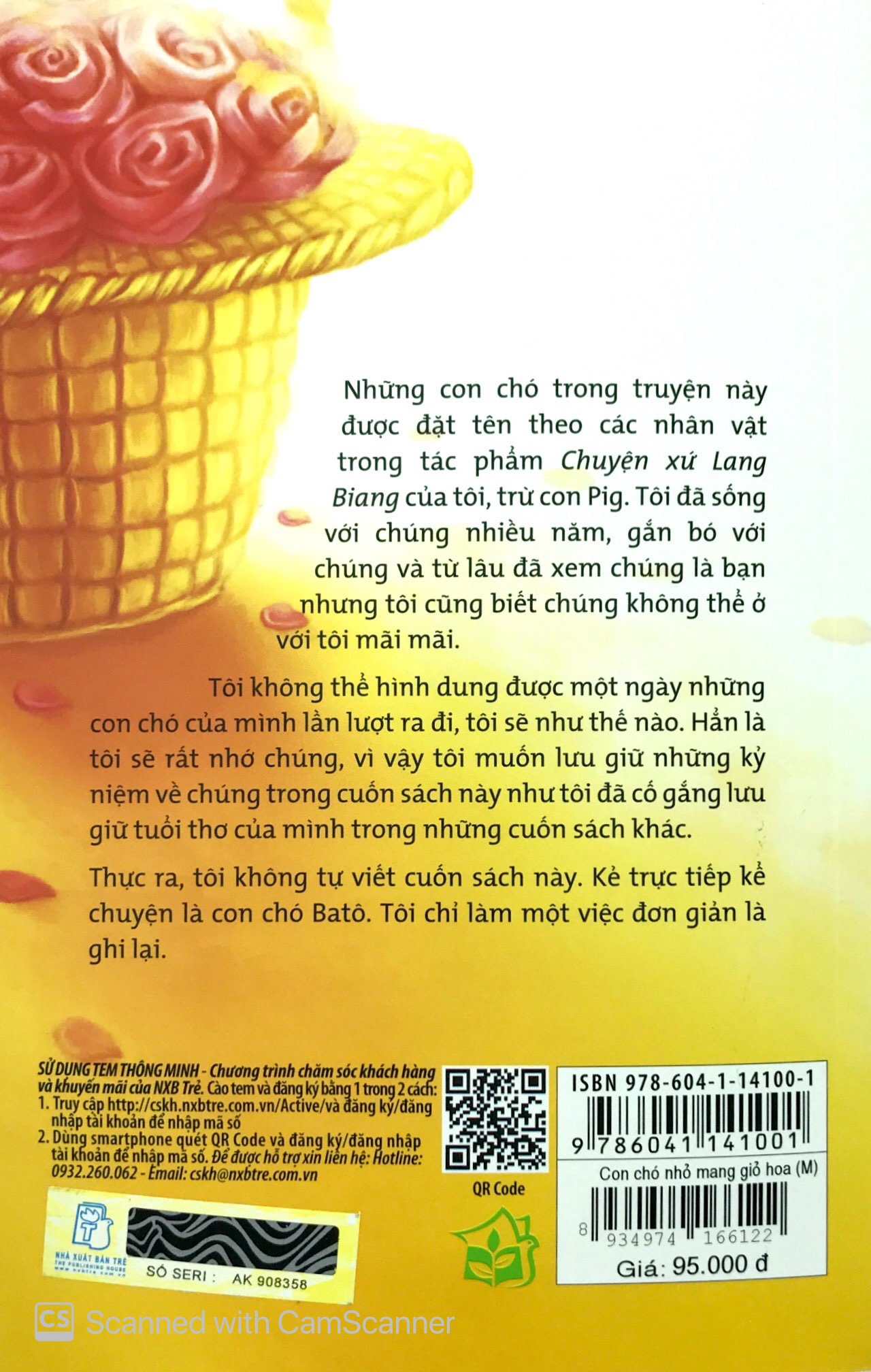 NXB Trẻ - CON CHÓ NHỎ MANG GIỎ HOA HỒNG (Nguyễn Nhật Ánh)