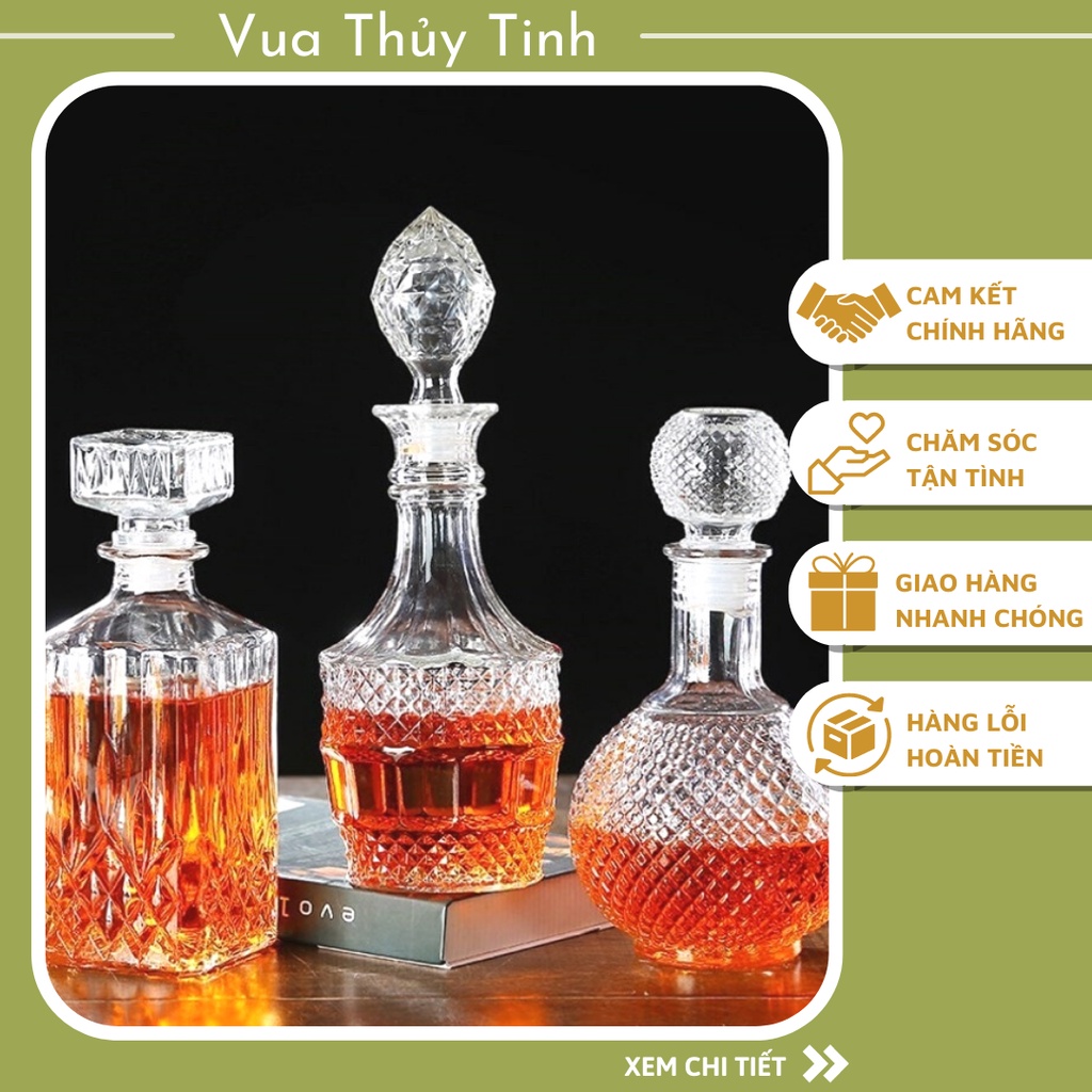 Chai thuỷ tinh cao cấp Vỏ chai R.ư.ợ.u.