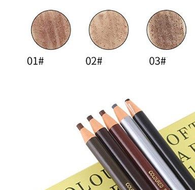 Chì kẻ chân mày dạng xé nilai soft coloured pencils