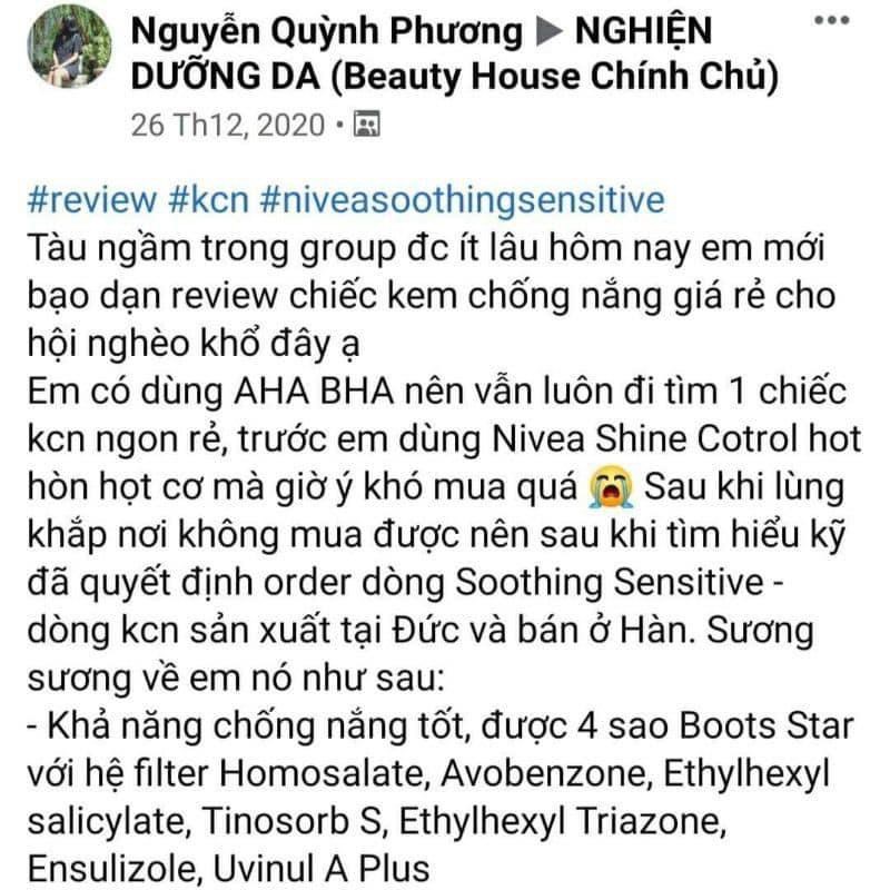 Kem Chống Nắng Nivea Shine Control 50ml