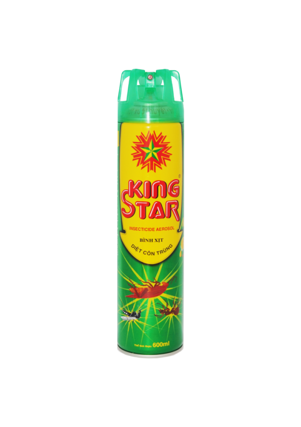 COMBO 1 BÌNH XỊT MUỖI+ 1 SÁP ĐUỔI MUỖI, Kingstar - [600ml + 170g]