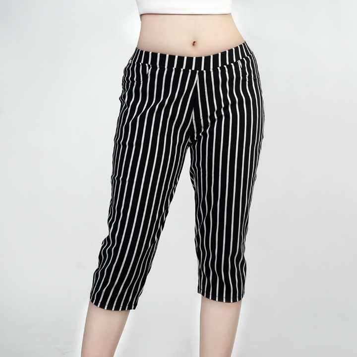 quần short lửng kaki co giãn nữ