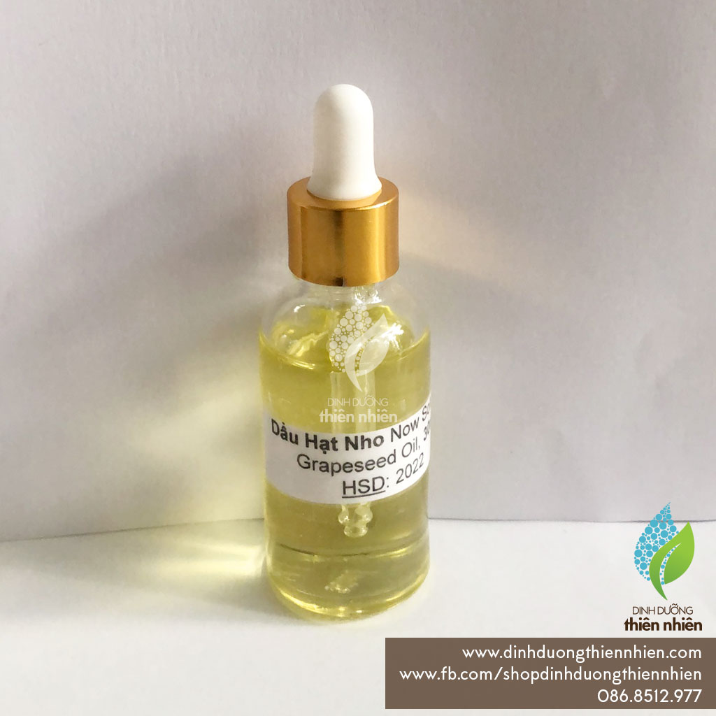 [HCM]Dầu Hạt Nho Now Solutions Grapeseed Oil 30ml & 118ml