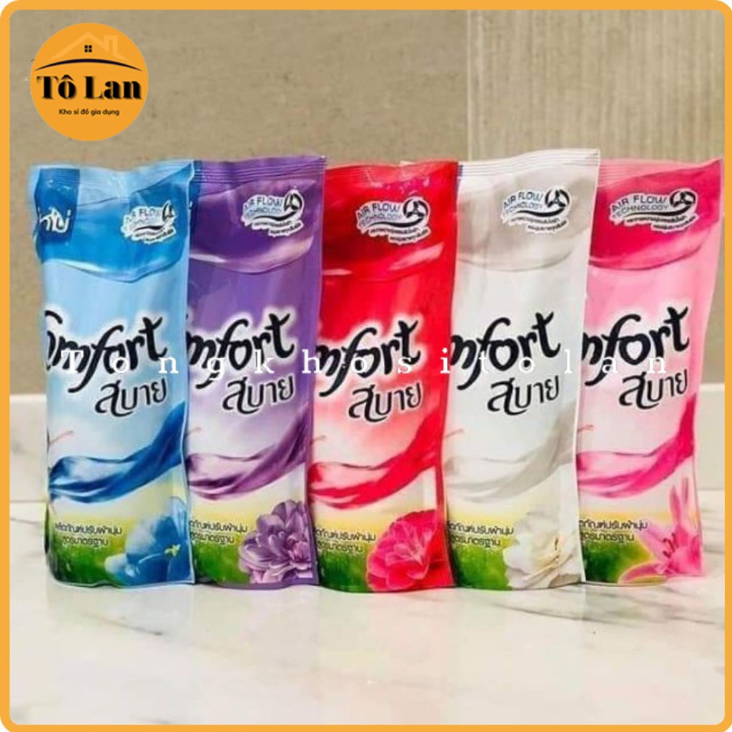 Nước Xả Vải Comfort Thái Lan Dạng Túi 580ml - Đỏ