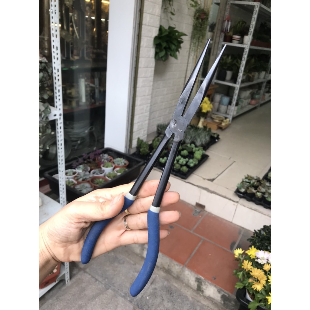 Kìm nhọn dài miệng thẳng 27,5cm/11'' C-MART B0051-11