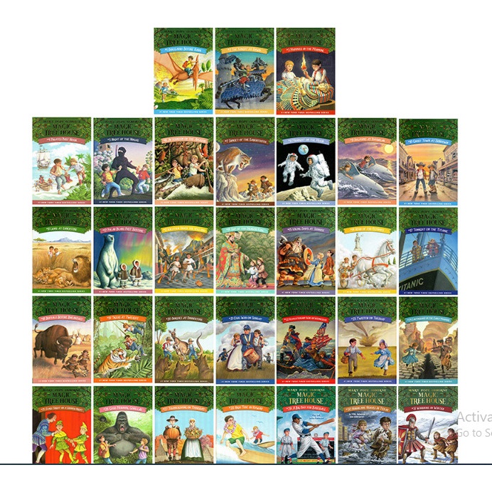 Bản nhập - MAGIC TREE HOUSE FULL BOX SET - Phần 1+2+3 ( Tặng File Mp3)