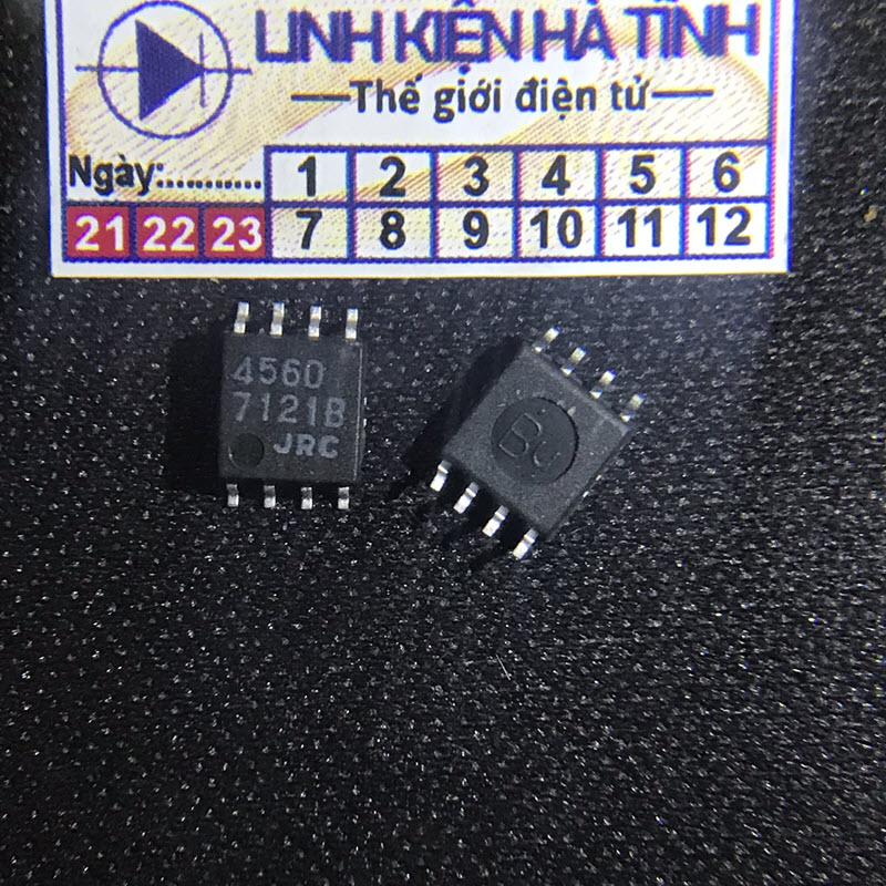 Combo 5 con khuếch đại thuật toán dán 4560 jrc4560 njm4560 sop-8 mới
