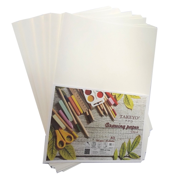 Giấy vẽ 20 tờ takeyo a3 8737