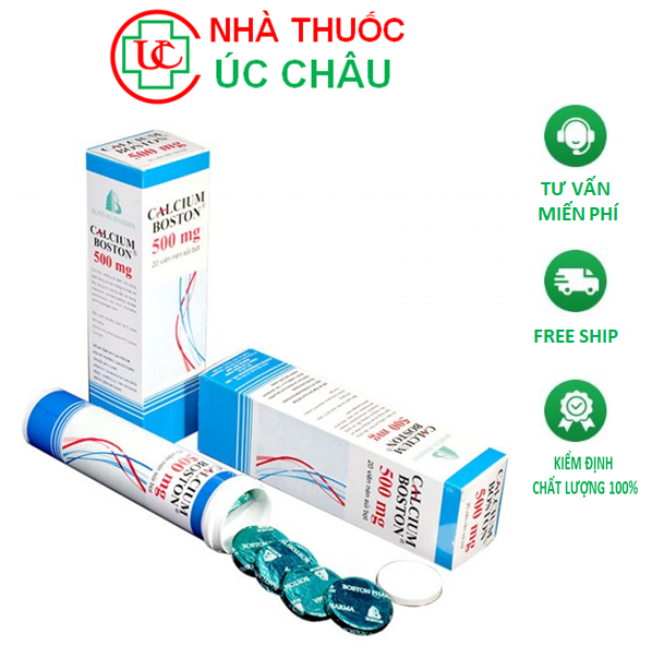 Calcium boston - Viên sủi bổ sung calci phát triển chiều cao