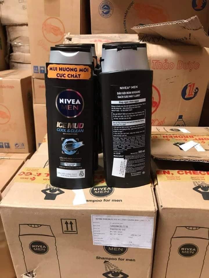 Dầu gội bùn khoáng Nivea Men 380ml