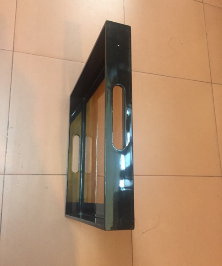 Khay gỗ sơn mài in chữ Thọ 27 x 27cm