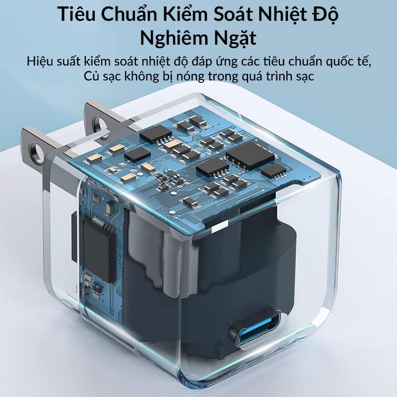 Củ Sạc Anker PowerPort 3 PD Cube 20w - A2149 (Bảo Hành 18T)