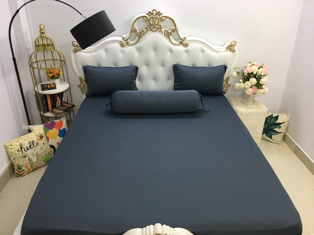 [HCM]Bộ Drap gối Thun Hàn Quốc mát lạnh{ 4 món }