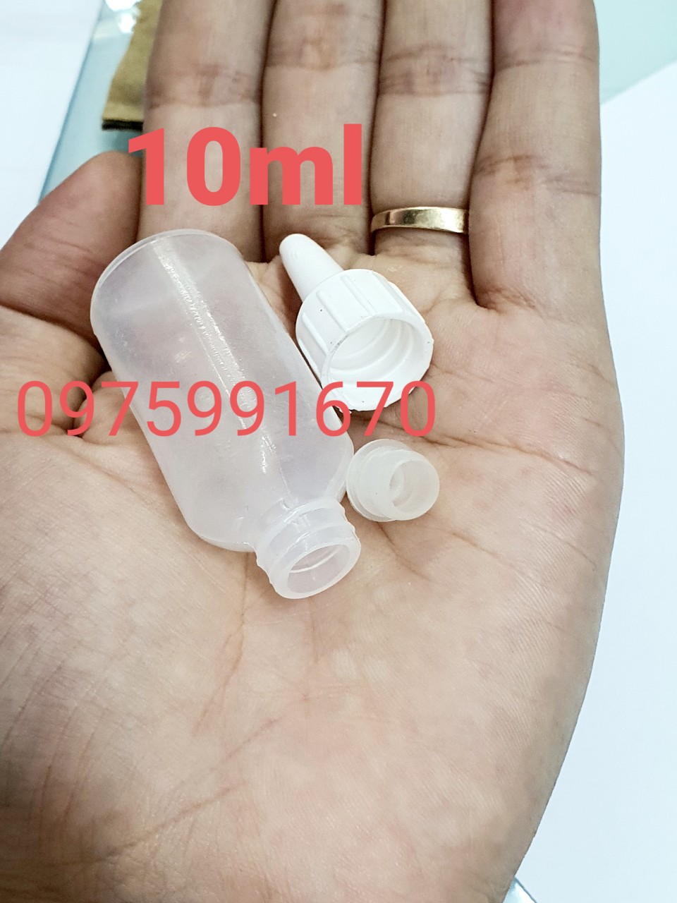 100 Ống nhựa Hút mụn viêm hút máu bầm , lọ chiết nhựa, lọ nhỏ mắt 5ml, 10ml kèm nút