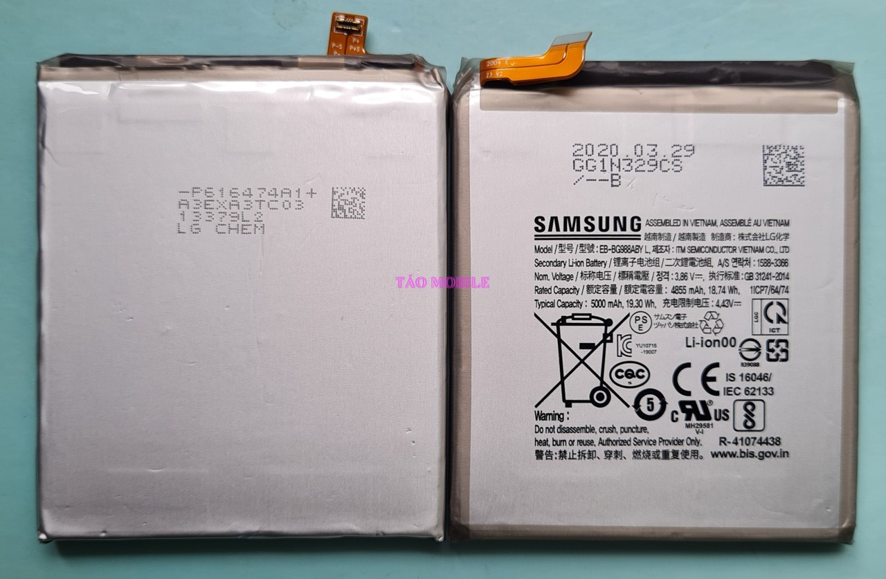 Pin Samsung Galaxy S20 ultra zin công ty