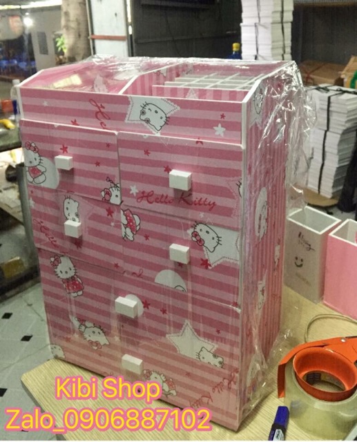 Kệ Đựng Mỹ Phẩm 5 tầng Kitty