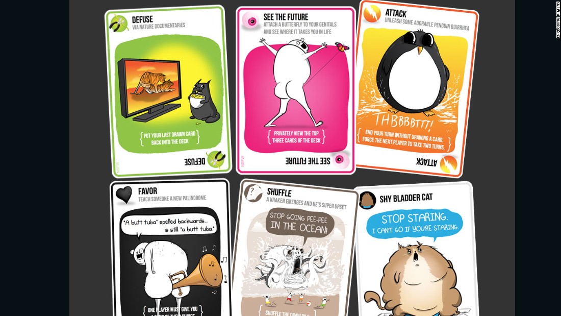 Bài Mèo nổ đen NSFW Deck chất lượng cao