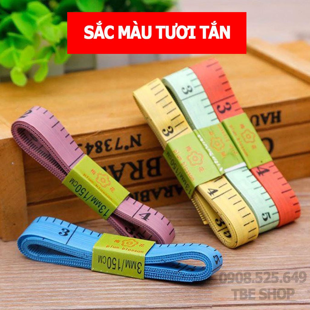 [HCM]Thước Dây 1.5m ( 150 cm ) Đo 3 Vòng Nhiều Màu Sắc