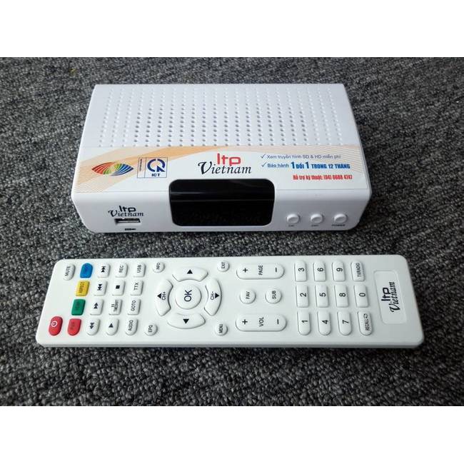 Đầu Thu Kĩ Thuật Số DVB T2 LTP Tặng Anten 15m