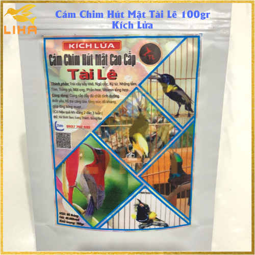 Cám Chim Hút Mật Tài Lê Kích Lửa 100gr - Cám Kích Hút Mật Tài Lê Cao Cấp