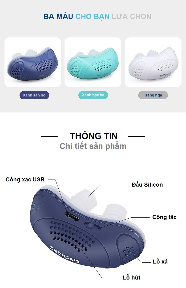 Máy chống ngáy điện tử chính hãng