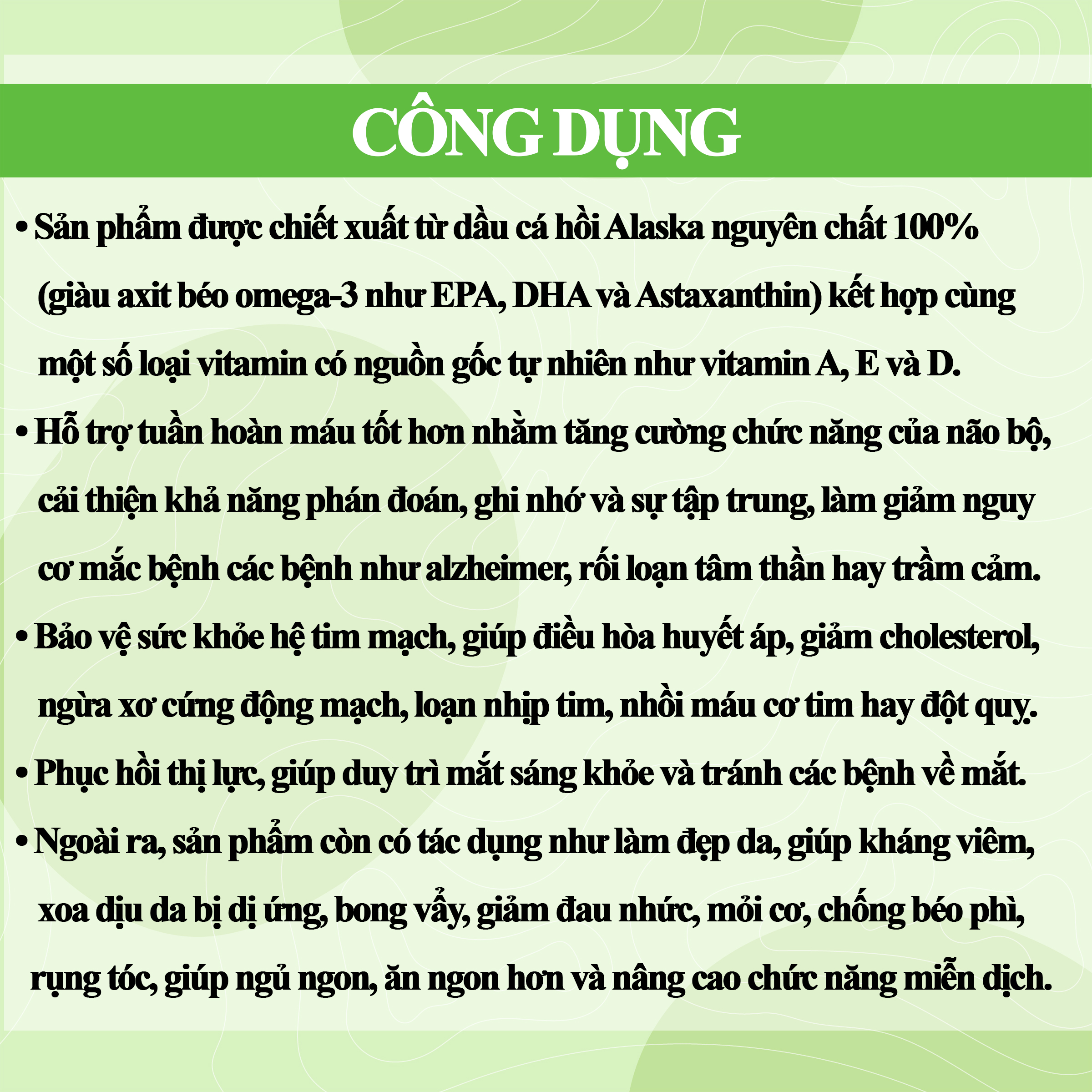 [HCM]Viên Uống Dầu Cá Hồi Pure Alaska Omega3 EPA•DHA