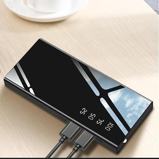 [PIN TRÂU 30000MAH] - TẶNG CÁP SẠC NHANH 39K - PIN SẠC DỰ PHÒNG CAO CẤP THIẾT KẾ MÀN HÌNH GƯƠNG CỰC SANG TRỌNG - 2 CỔNG SẠC NHANH + ĐÈN LED SIÊU SÁNG TẦM NHÌN TỐT - SẠC DỰ PHÒNG AN TOÀN CHO MỌI DÒNG ĐIỆN THOẠI