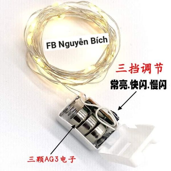 dây Đèn Led Đom Đóm, Đèn Fairylight dây led dài 2m
