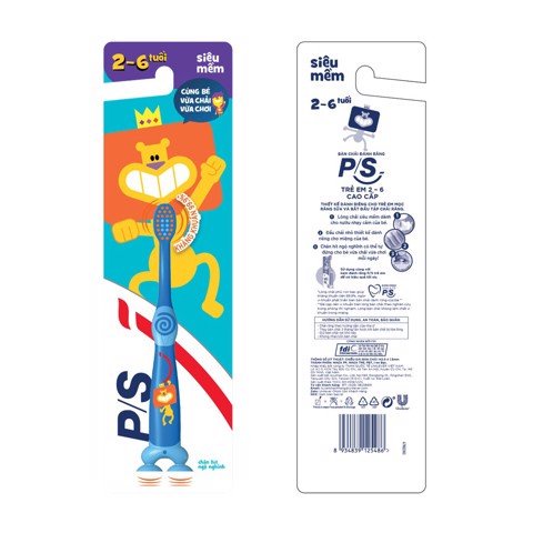 Bàn Chải Đánh Răng P/S Trẻ Em 2 - 6 Tuổi (Màu Ngẫu Nhiên)