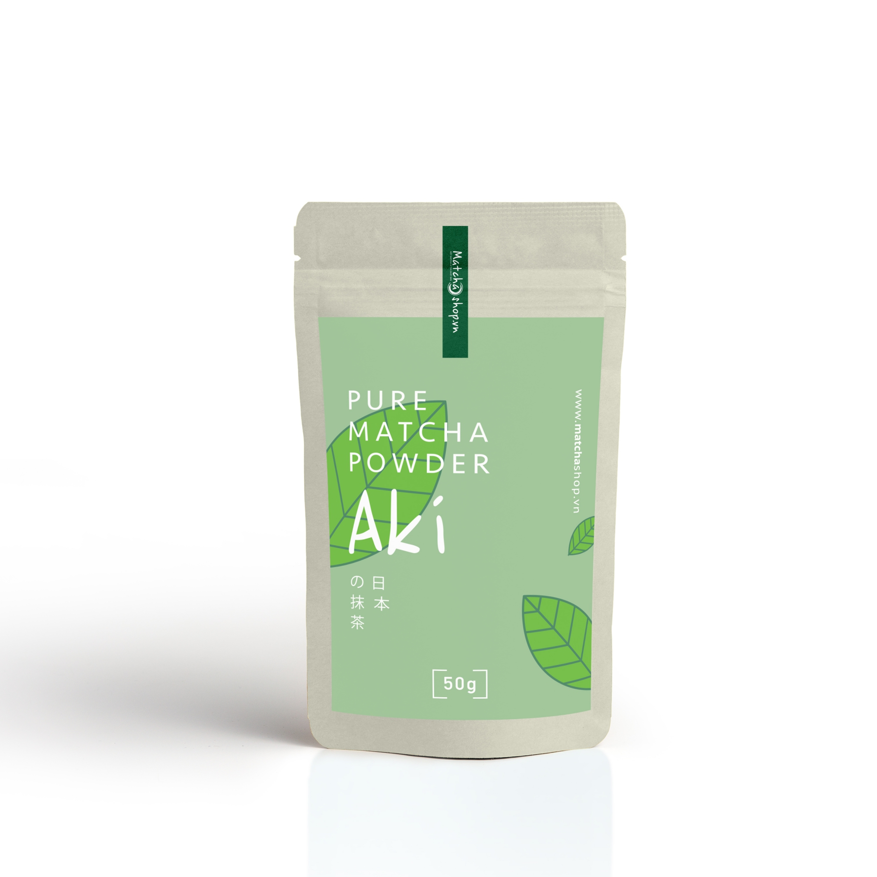 Bột Trà Xanh Matcha Aki Nhật Bản 20gr - Matchashop.vn