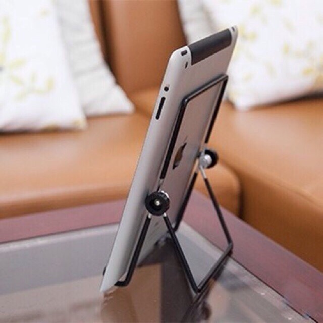 Giá Đỡ Ipad Khung Sắt Chắc Chắn, Thiết Kế Xoay 360 Xếp Gọn Dễ Dàng,Tăng Giảm Độ Nghiêng. 000100