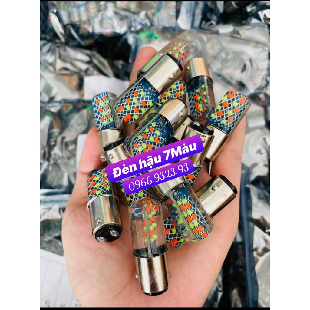 ĐÈN HẬU XE MÁY 7 MÀU SIÊU SÁNG