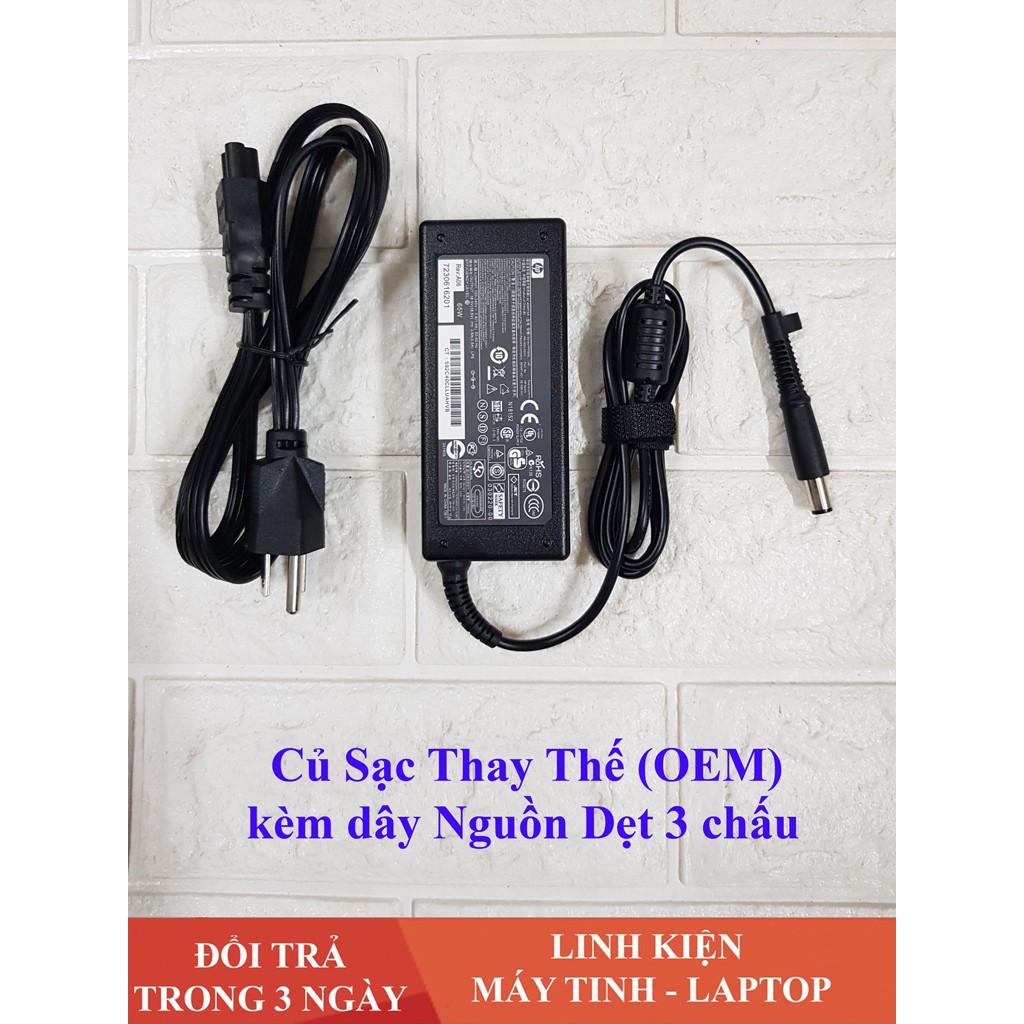 Sạc laptop hp elitebook 8460p - 8440p - 8470p - 8460w...cao cấp - kèm dây nguồn new 100%
