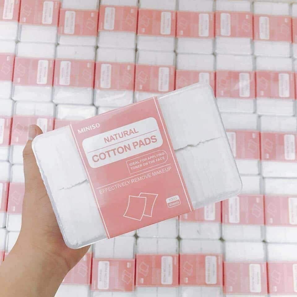 Bông Tẩy Trang Miniso Nhật Bản 1000 Miếng