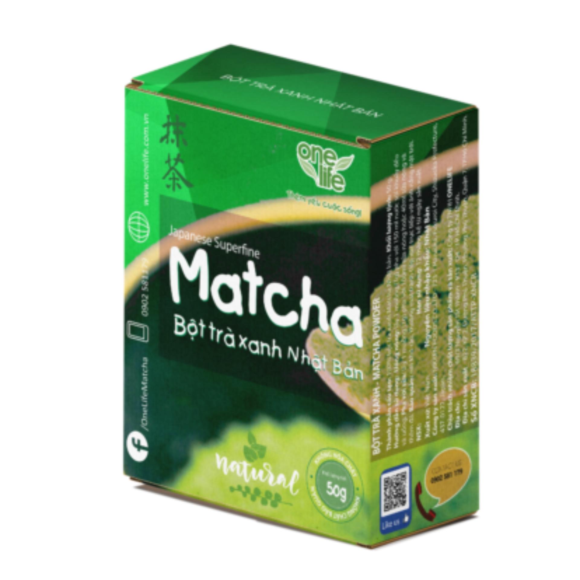 Bột trà xanh Matcha NHẬT BẢN 100% nguyên chất (50g)
