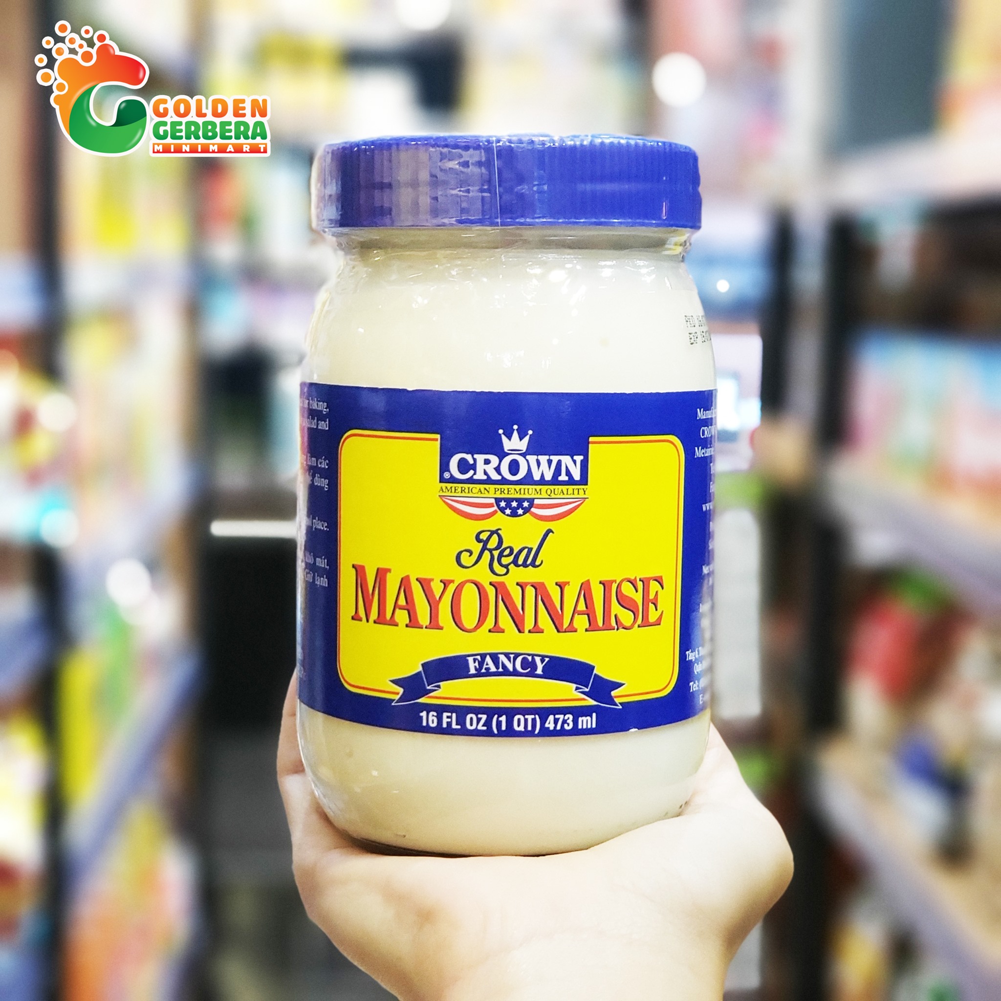 Sốt Mayonnaise Crown Mỹ 473ml Giá Tốt