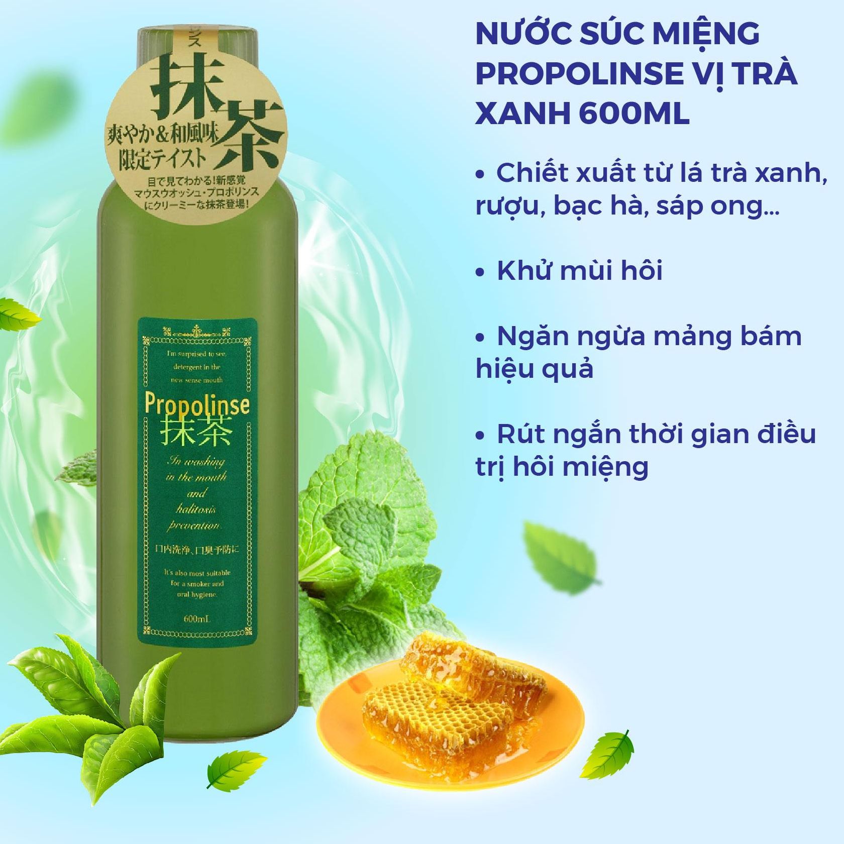 Nước Súc Miệng Propolinse 600ml - Súc Miệng