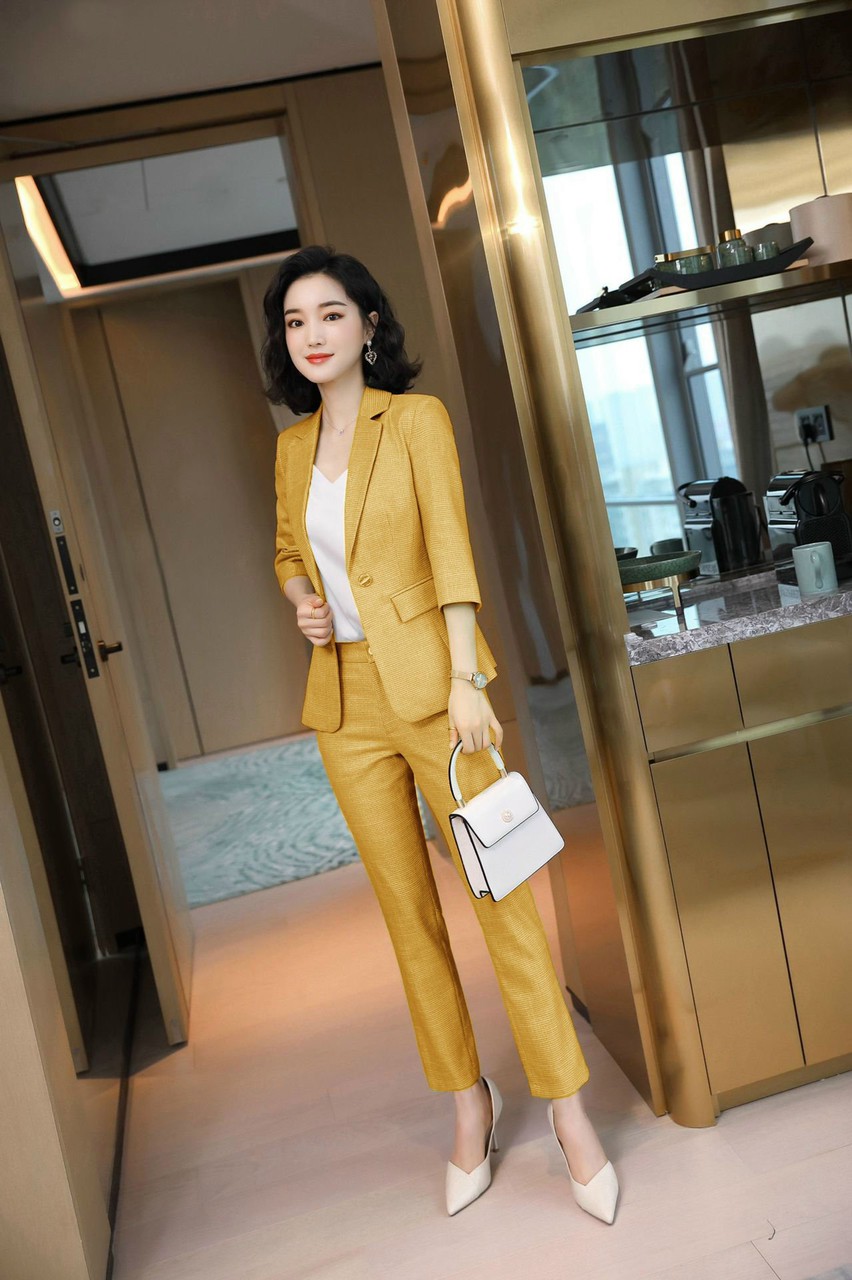 Set nguyên bộ áo Vest tay lỡ quần dài