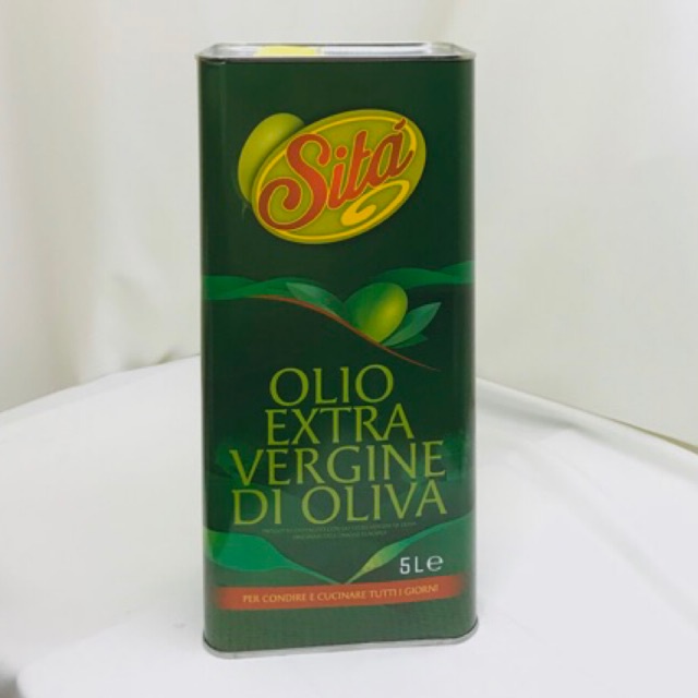 Dầu oliu Extra Virgin Sita 5L nhập khẩu Ý