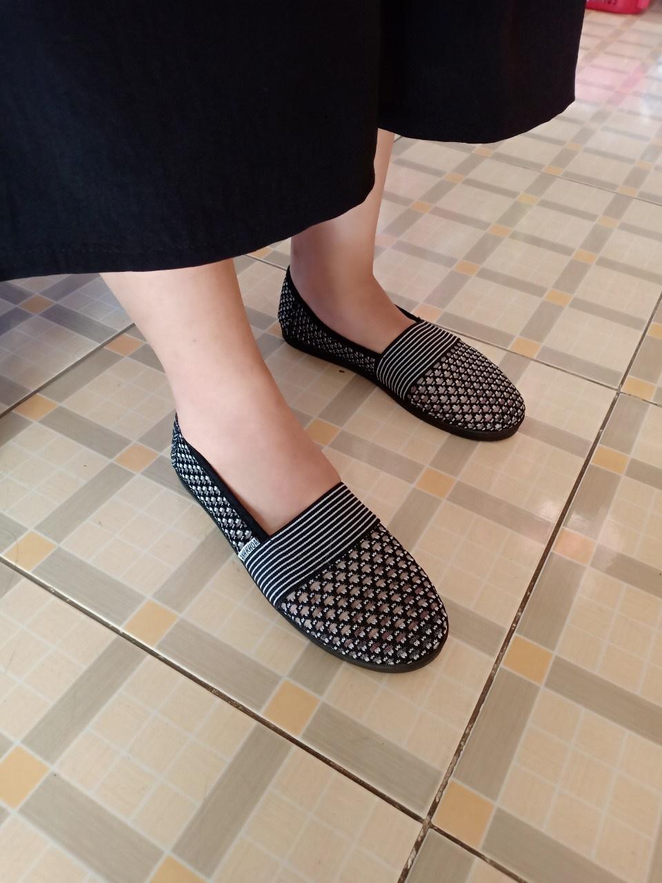 giày lười vải nữ